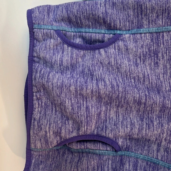 Free County Toddler Girls' Glee Fleece Pullover Ultra Violet Color Block Size 4t - Picture 5 of 5